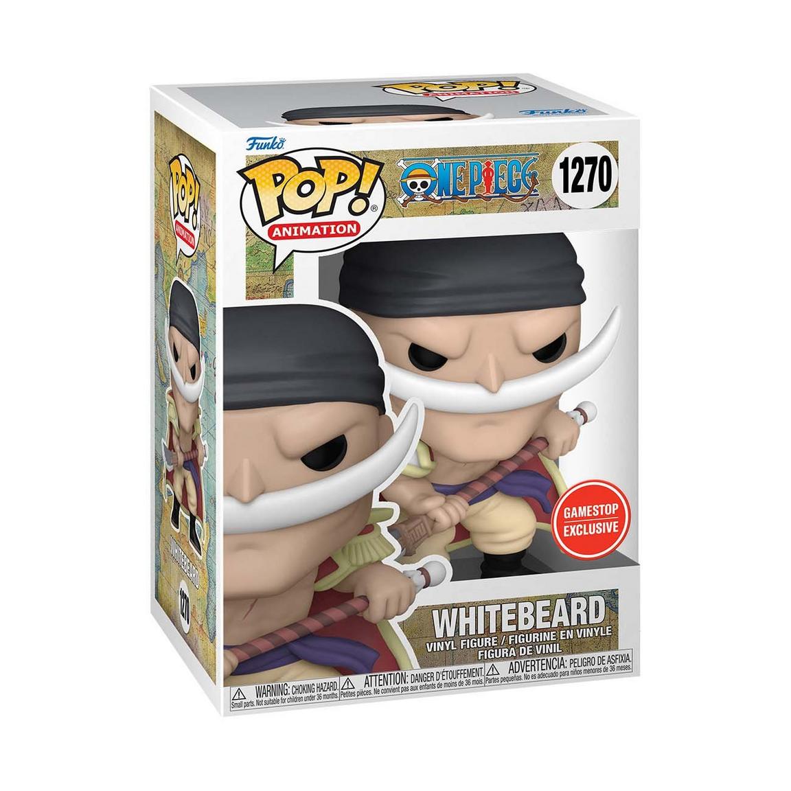 Funko POP! Animation: One Piece Whitebeard 5.2-in Vinyl Figure GameStop Exclusive