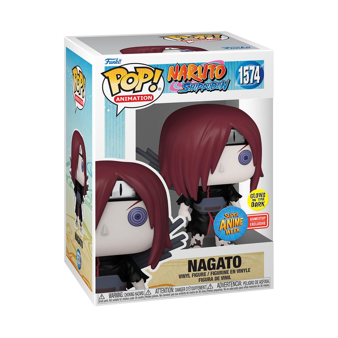 Funko POP! Animation: Naruto Shippuden Nagato 3.85-in Glow-in-the-Dark Vinyl Figure GameStop Exclusive