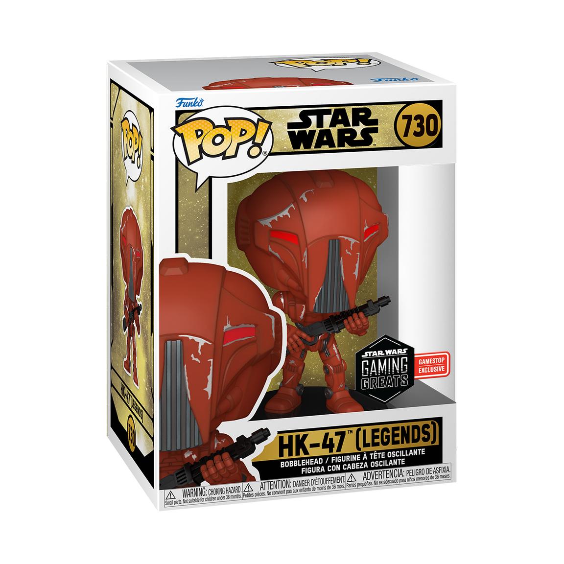 Funko POP! Star Wars: Gaming Greats HK-47 4.3-in Vinyl Bobblehead GameStop Exclusive