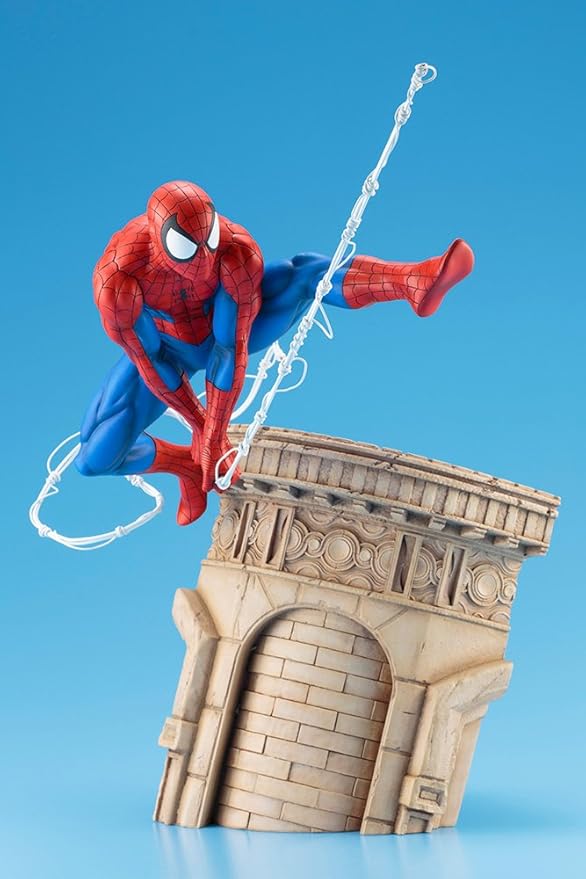 Kotobukiya Marvel Universe Spider-Man Webslinger Artfx Statue Collectible Figure