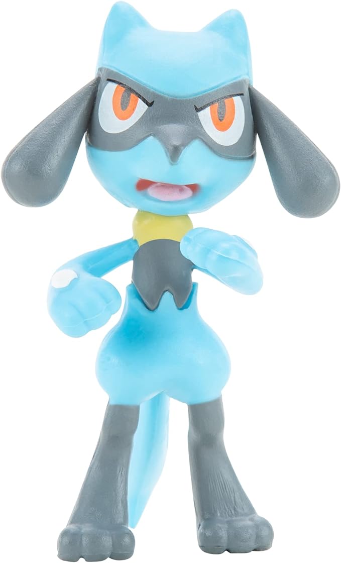 Pokemon Characters Set 8Pack 5-11cm - Pokemon Games New 2023 - Garchomp, Pikachu, Eevee, Lucario, Riolu, Munchlax, Glaceon & Leafeon -Figurine Pokemon Action Figure - Official Pokemon Toys