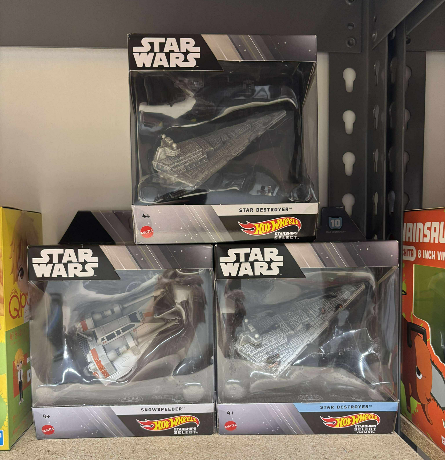 NEW Hot Wheels Starships Select #10 STAR DESTROYER Star Wars Action Toy Figure Set