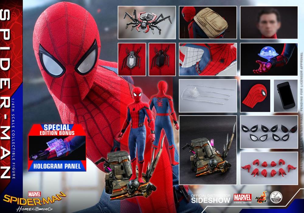 Spider-Man: Homecoming QS014 Spider-Man 1/4th Scale Figure