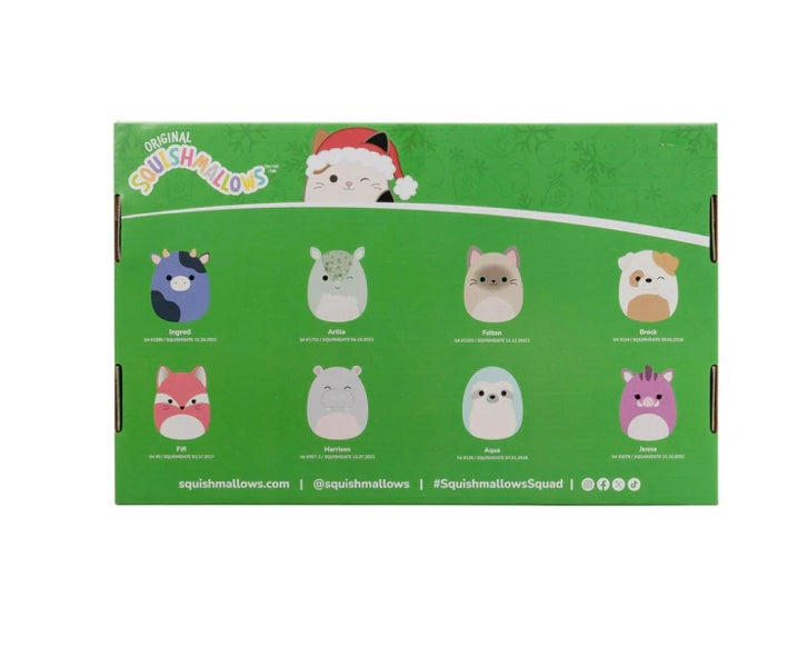 Squishmallows 4-inch Ornament Plush 8-pack Assorted