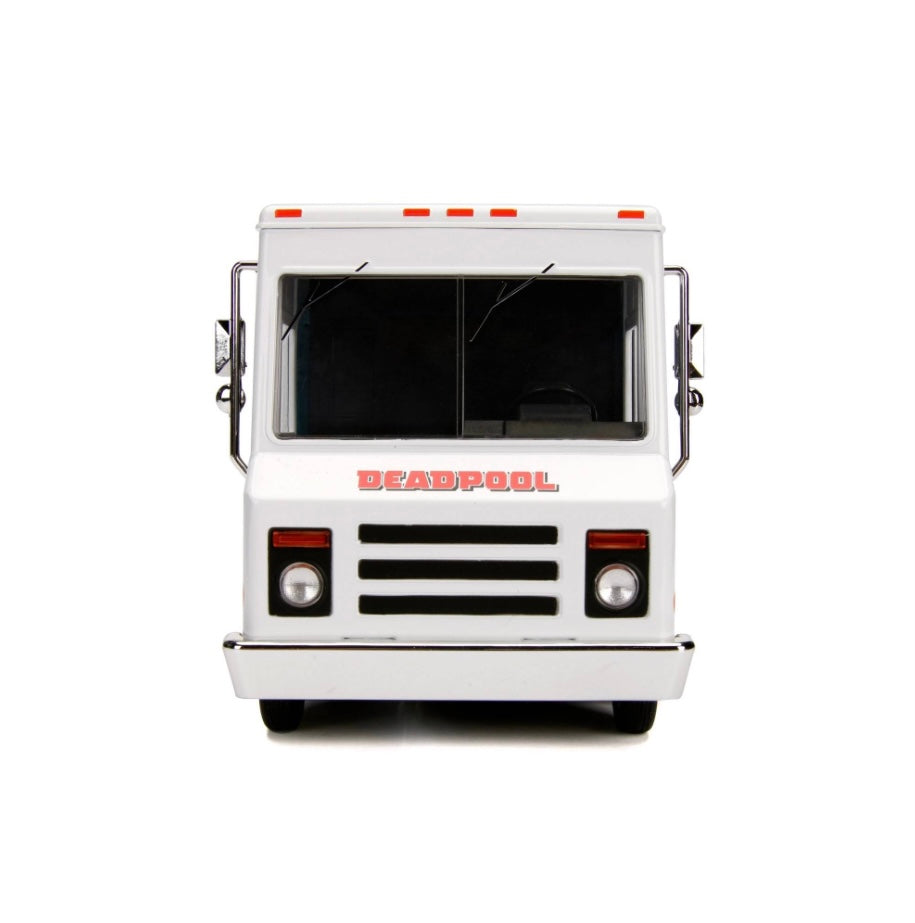 Marvel Deadpool & Taco Truck Die-cast Car, 1:24 Scale Vehicle, 2.75Collectible Figurine