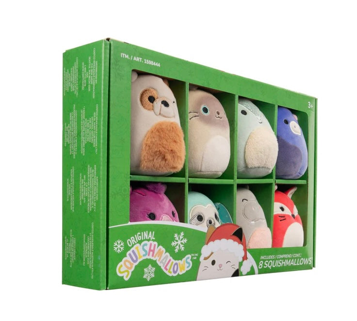 Squishmallows 4-inch Ornament Plush 8-pack Assorted