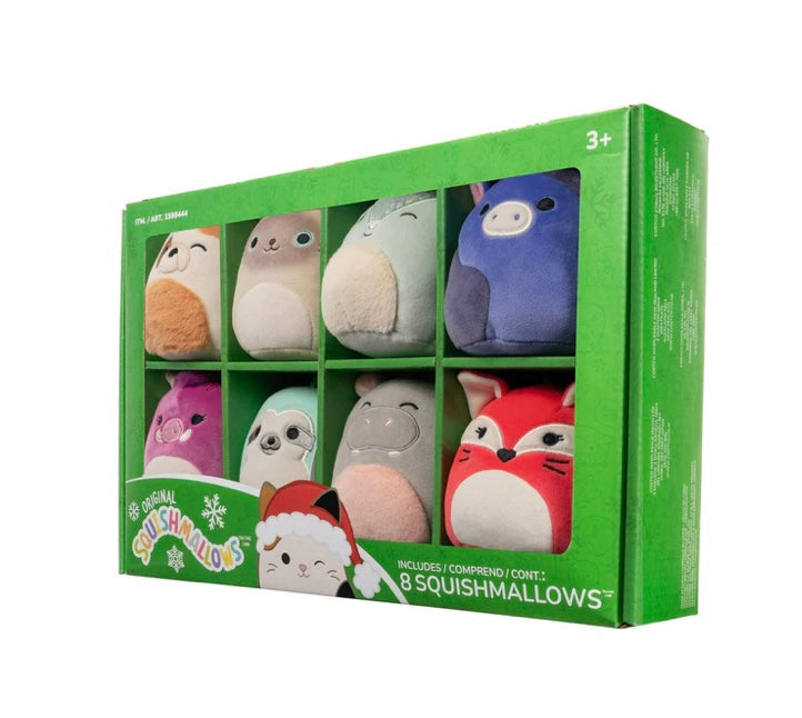 Squishmallows 4-inch Ornament Plush 8-pack Assorted
