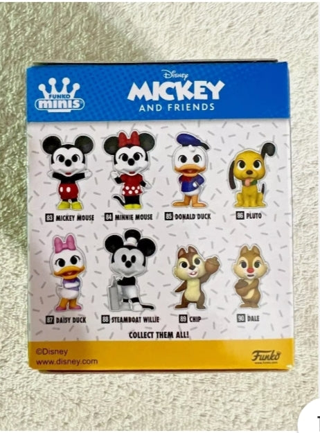 Funko Minis Disney Mickey and Friends FULL SET Of 8 With Store Box
