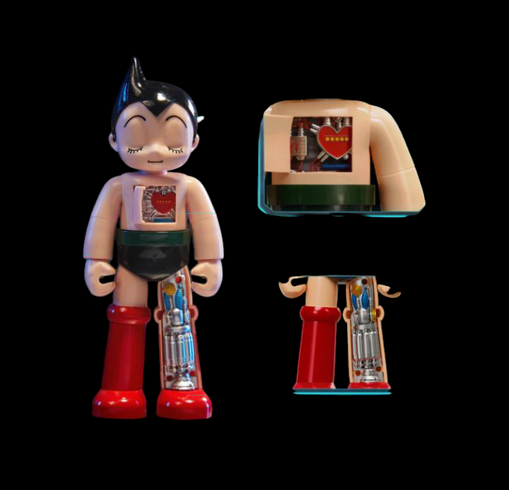 Pantasy: Astro Boy Awakening Moment 1410 Piece Building Block Set - Previews Exclusive