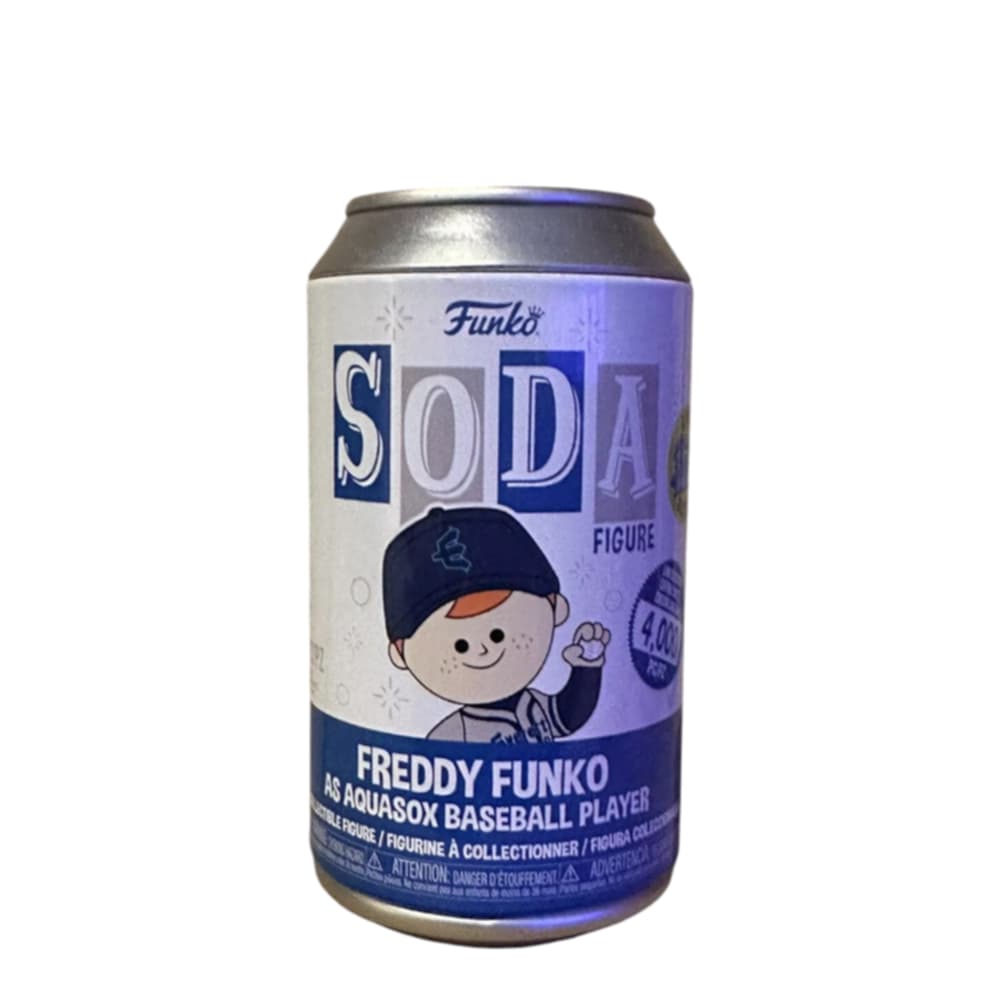 Freddy Funko as Aquasox baseball player funko field edition