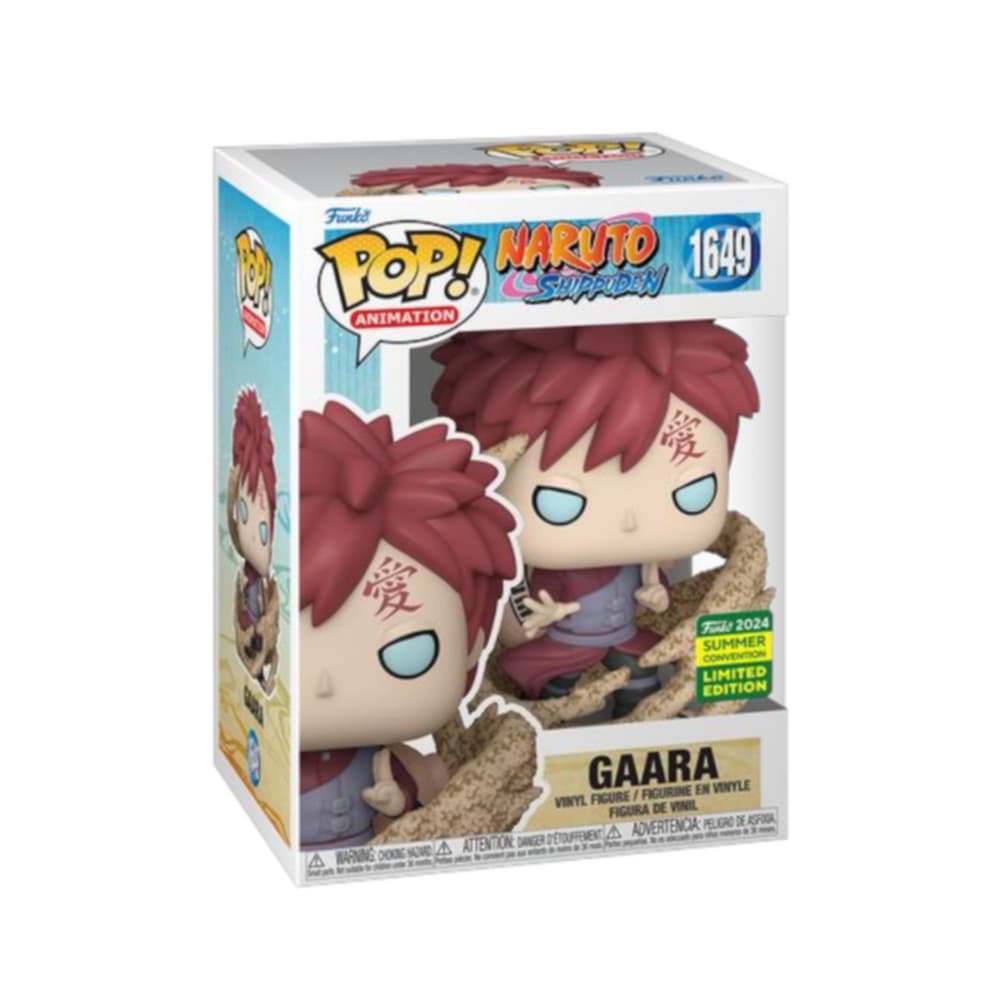 FUNKO POP! GAARA USING SAND JUTSU 2024 Summer Convention Limited Edition
