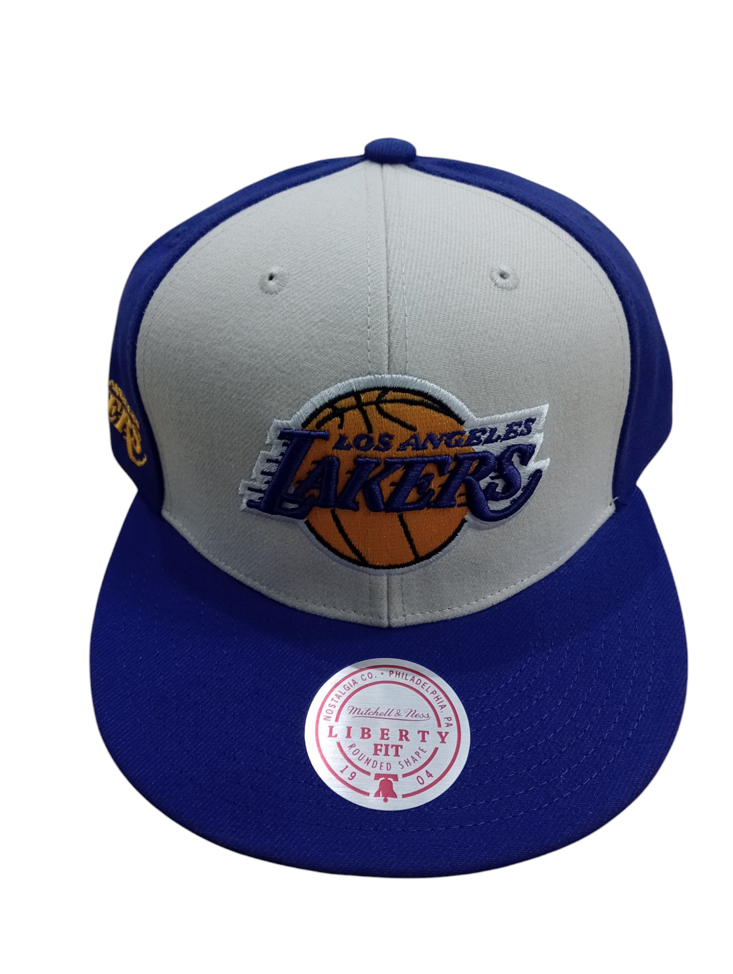 Los Angeles Lakers Mitchell & Ness Liberty Fit SnapBack Adjustable Hat