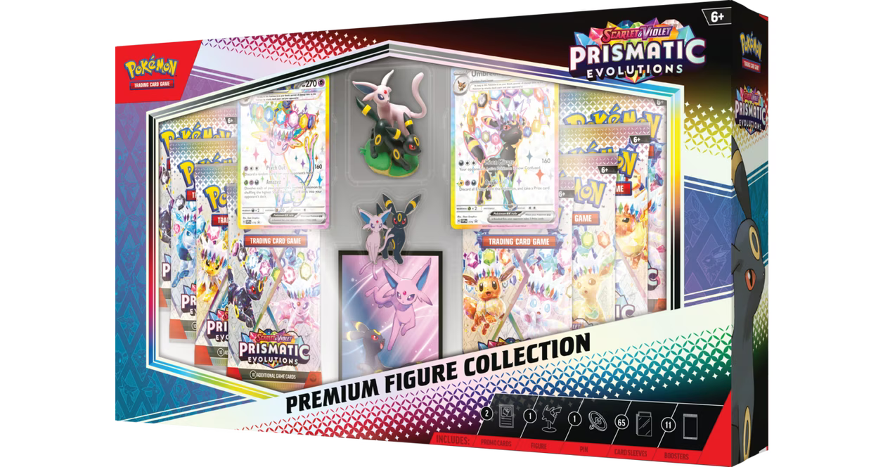 Pokemon Trading Card Game: Prismatic Evolutions Premium Figure Collection