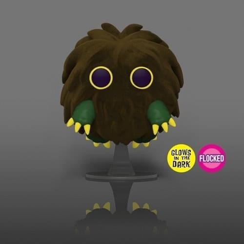 Yu-Gi-Oh! Kuriboh Flocked and Glow-in-the-Dark Pop! Vinyl Figure - AAA Anime Exclusive