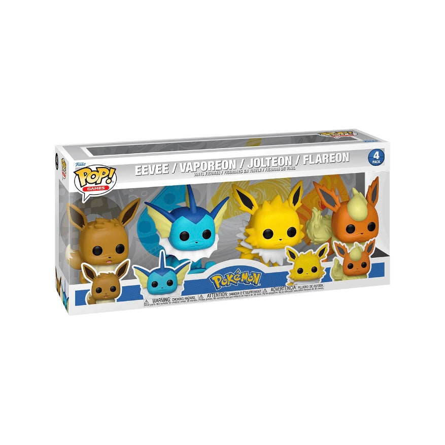 Pokemon : Eevee / Vaporeon / Jolteon / Flareon 4pack Costco Exclusive