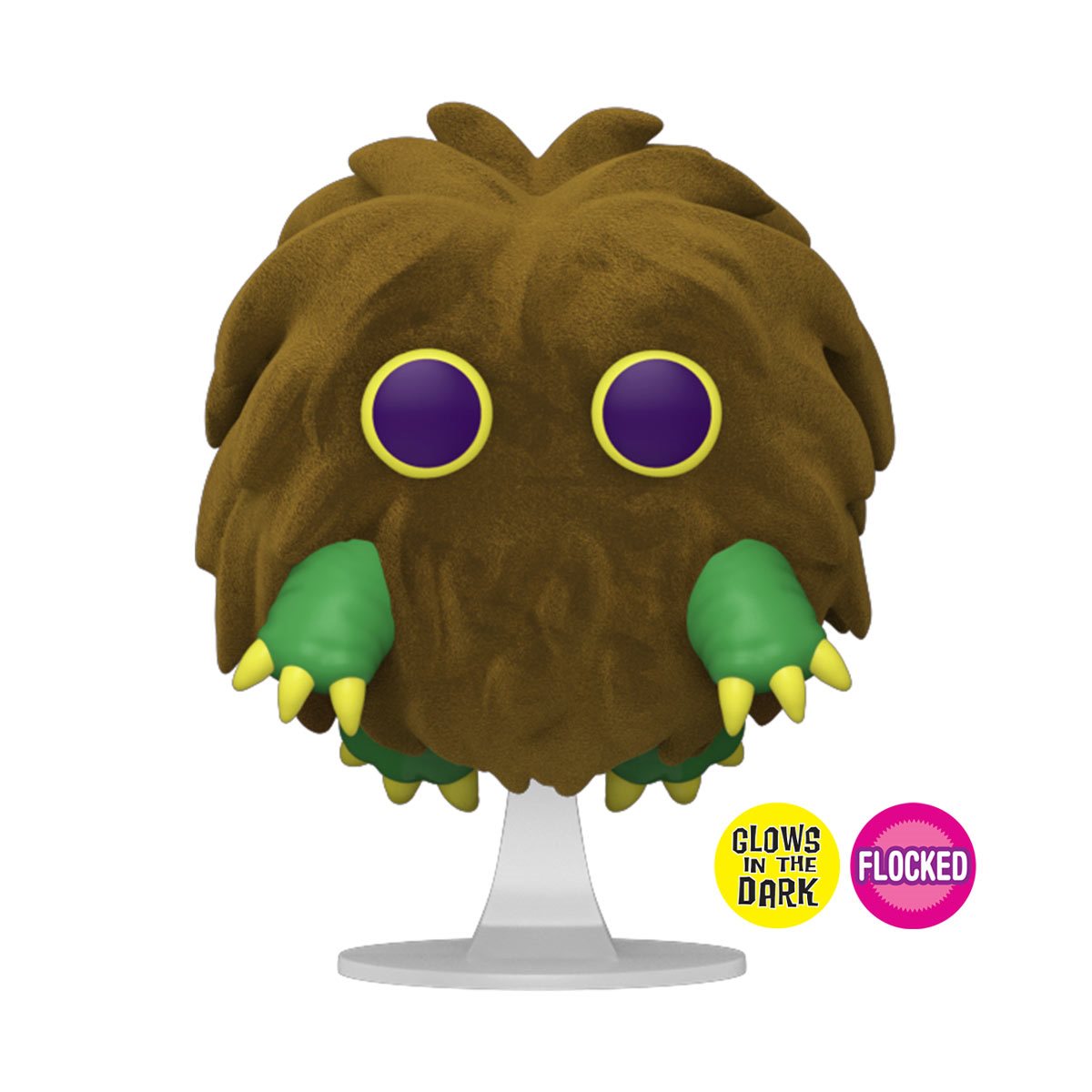Yu-Gi-Oh! Kuriboh Flocked and Glow-in-the-Dark Pop! Vinyl Figure - AAA Anime Exclusive