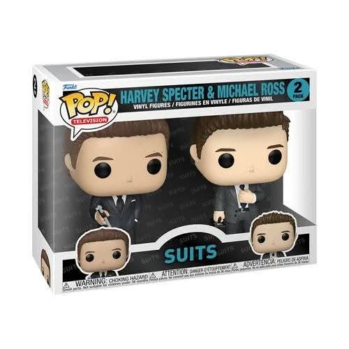 Suits Harvey Specter and Michael Ross 2-Pack Funko Pop! Vinyl Figure