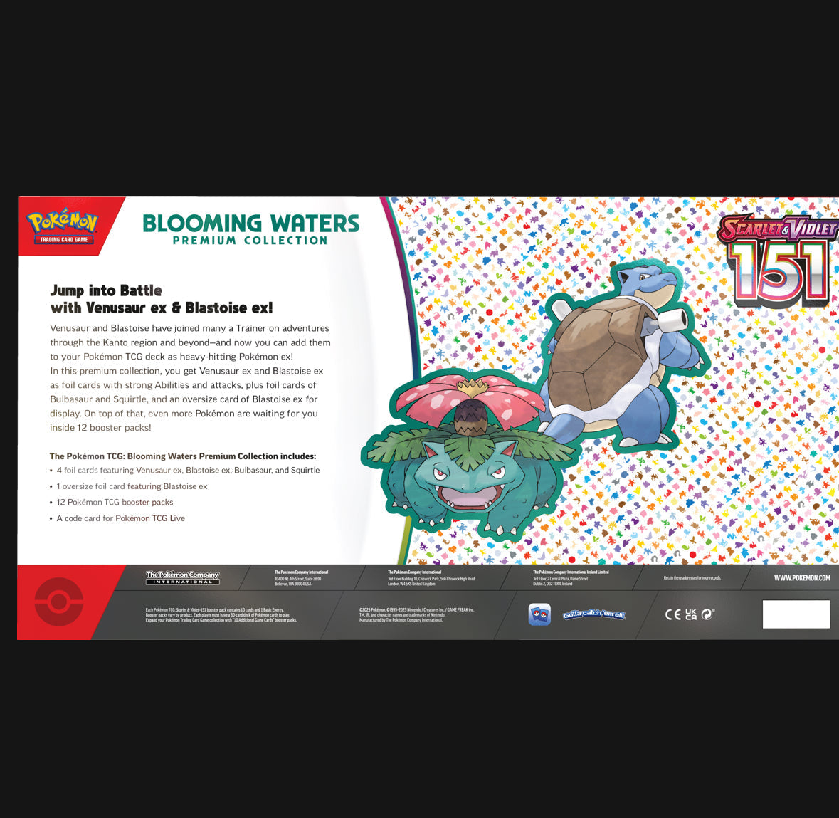 Pokemon Trading Card Game: Blooming Waters Premium Collection