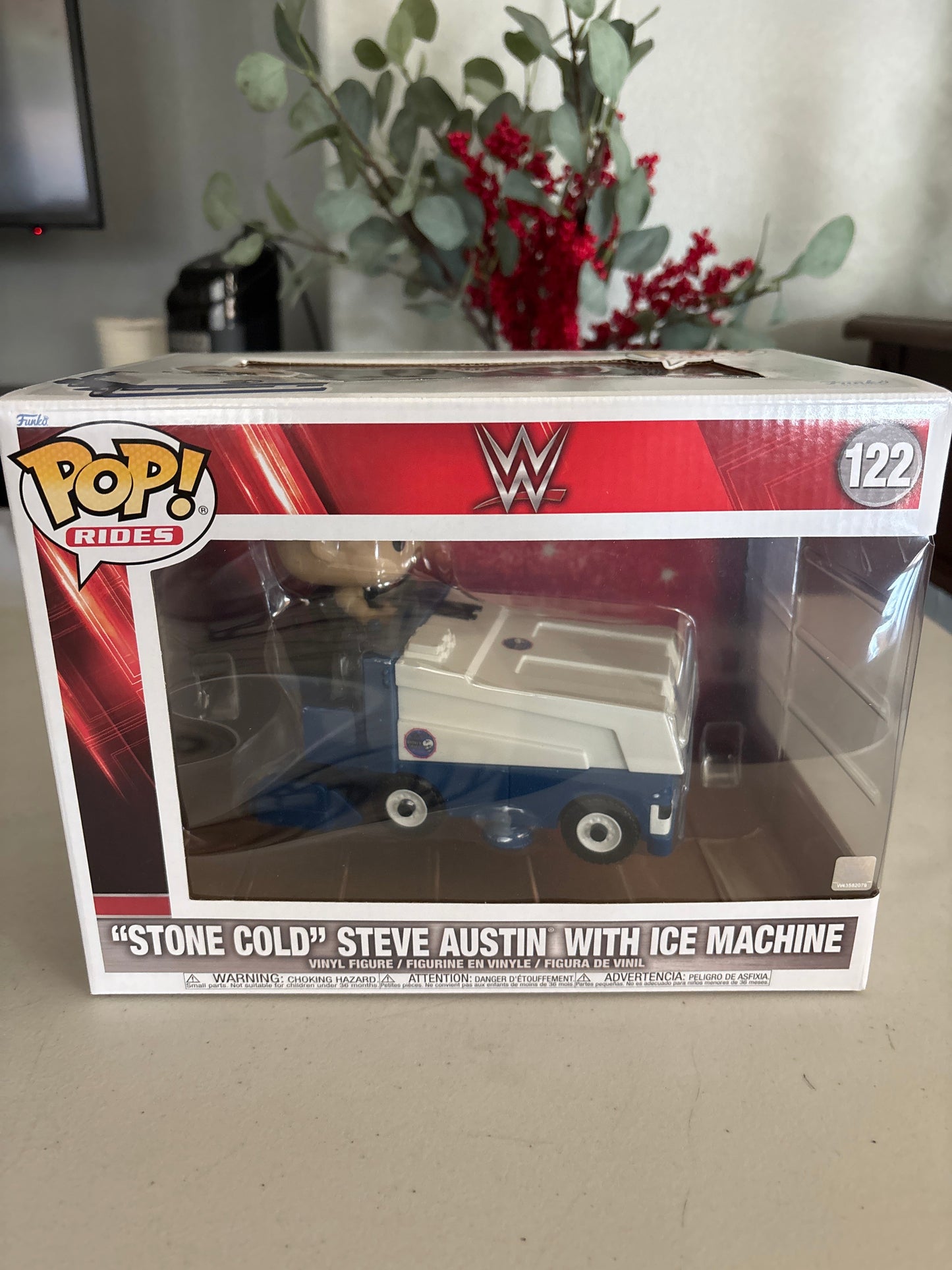 "Stone Cold" Steve Austin with Ice Machine Rides WWE
