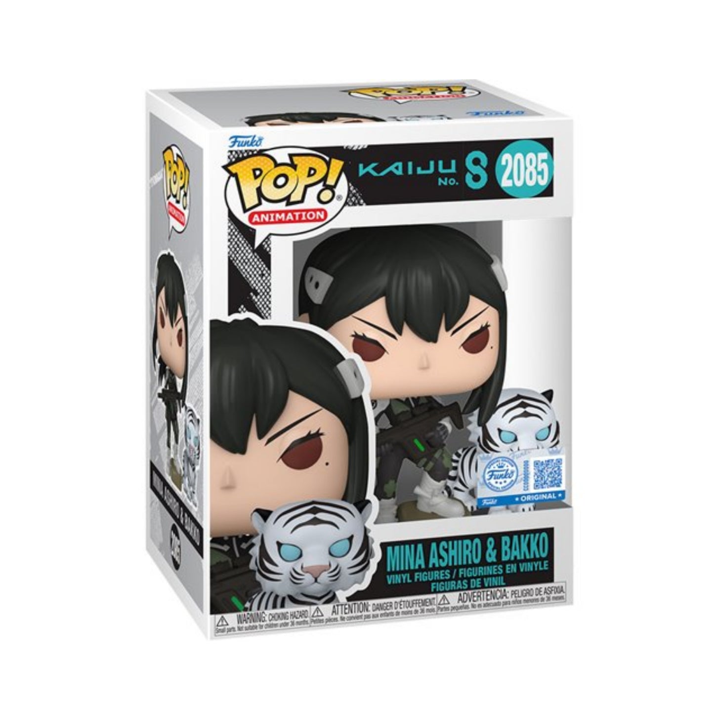 Kaiju No. 8 Mina Ashiro & Bakko Special Edition Exclusive Funko Pop! Vinyl Figure (SRP 1200)