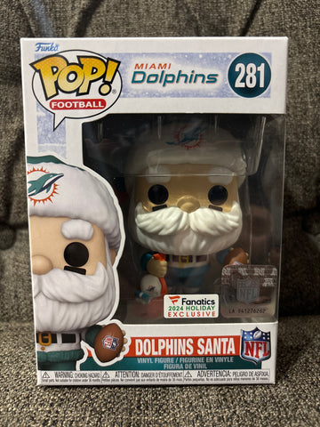Dolphins Santa Fanatics 2024 Holiday Exclusive
