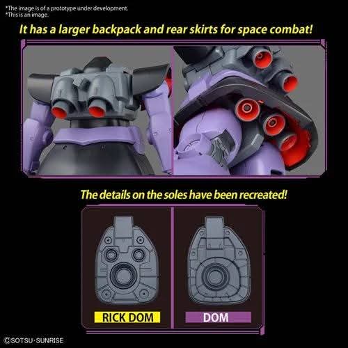 Mobile Suit Gundam Rick Dom Master Grade 1:100 Scale Model Kit