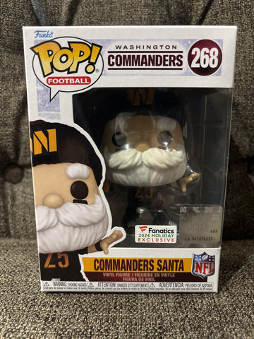 Commanders Santa Fanatics 2024 Holiday Exclusive
