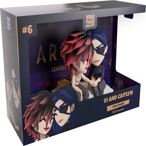 Arcane Youtooz Collection Vi and Caitlyn Vinyl Figures