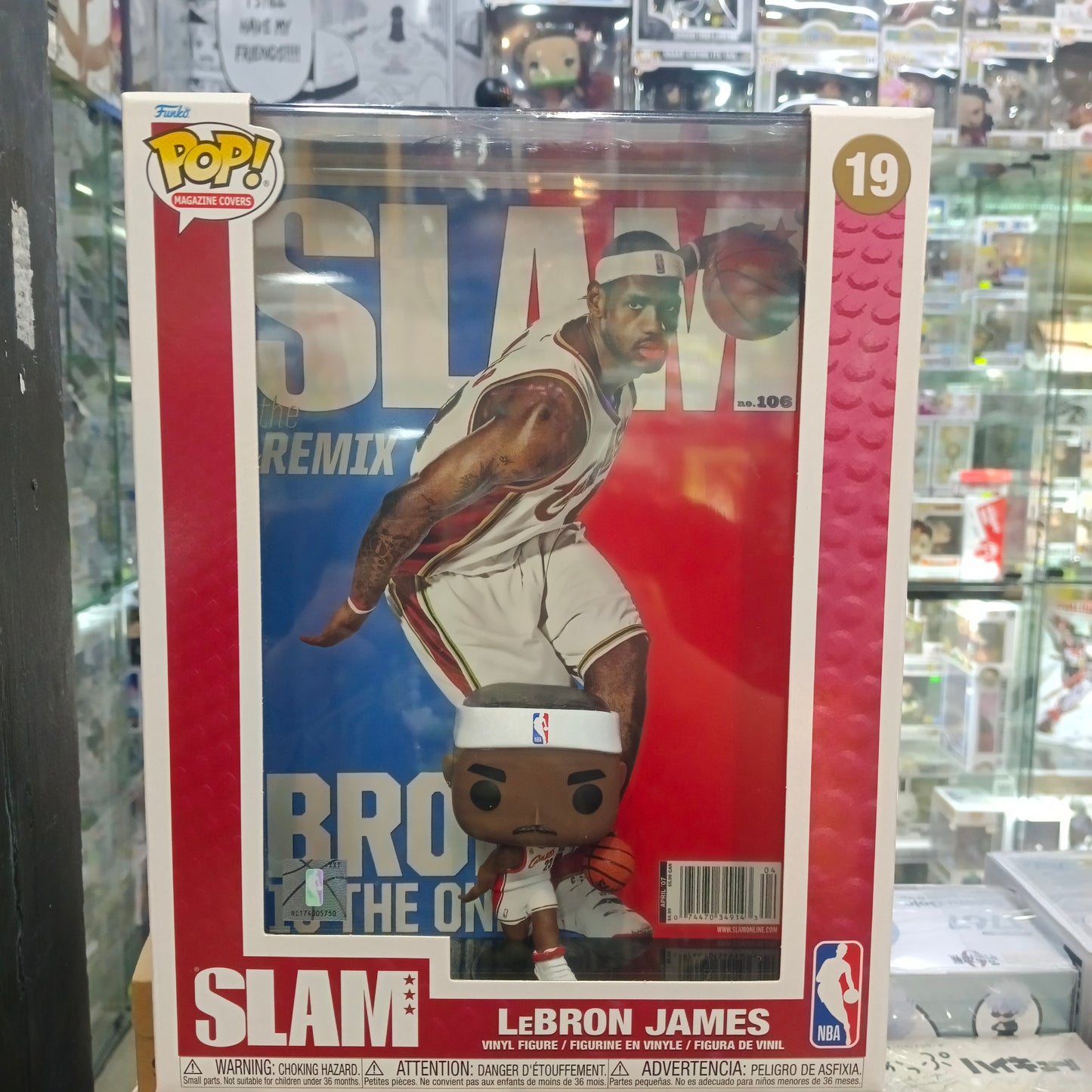 Pop album slam lebron James #19