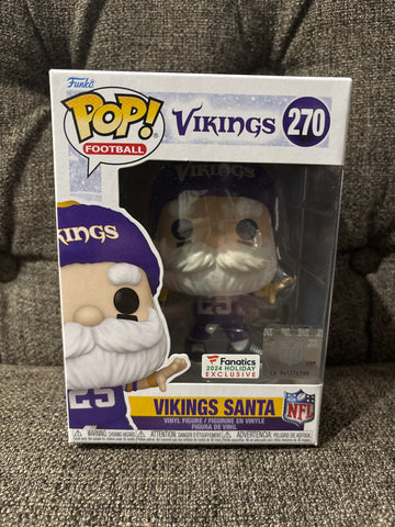 Vikings Santa Fanatics 2024 Holiday Exclusive