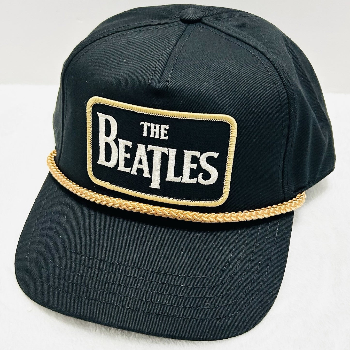 American Needle The Beatles A-Frame Rope Hat Cap SnapBack (Black)