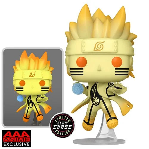 Naruto: Shippuden Naruto Uzumaki Kurama Link Mode Funko Pop! Vinyl Figure #1465 - AAA Anime Exclusive CHASE