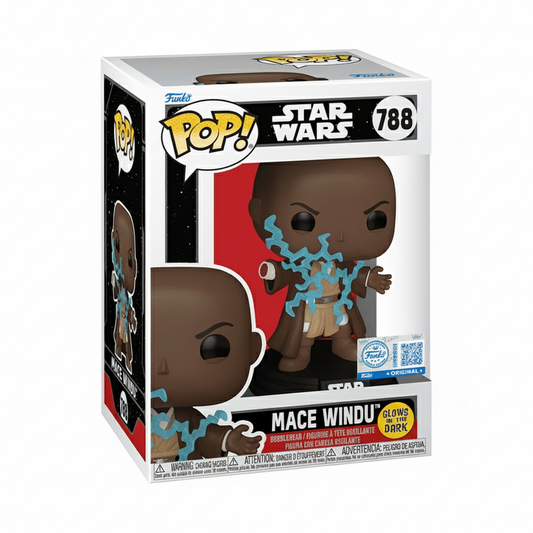 Pop! Mace Windu (Force Lightning Death) (Glow) #788