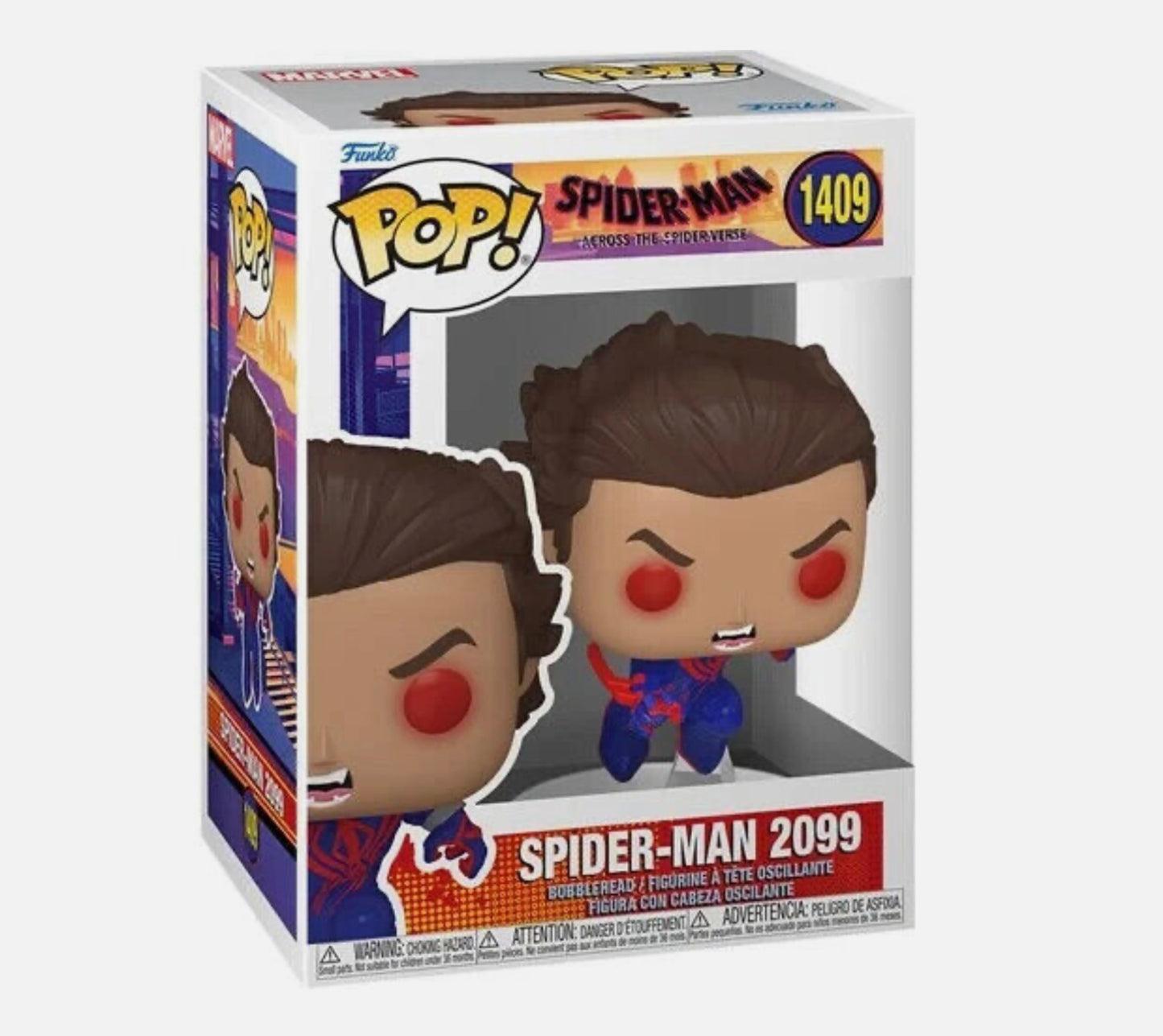 Funko Pop! Marvel: Spider-man 2099 Unmasked Funko Pop! Vinyl Figure! #1409