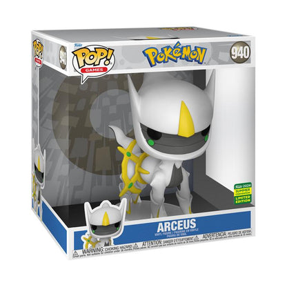 Funko POP! Jumbo: Pokemon Arceus 10-in Vinyl Figure 2024 San Diego Comic Con Exclusive