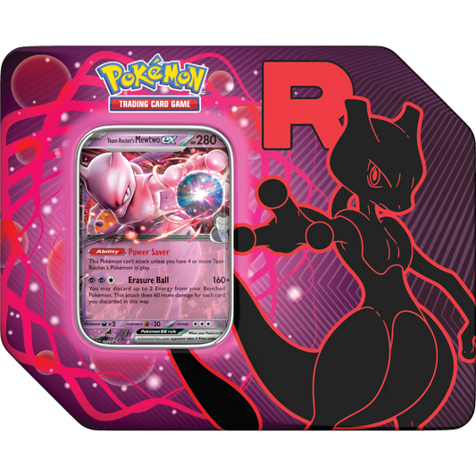 Pokemon Trading Card Game: Team Rocket Tin (Styles May Vary)