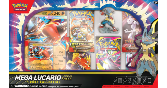 Pokemon Trading Card Game: Mega Lucario ex Figure Collection