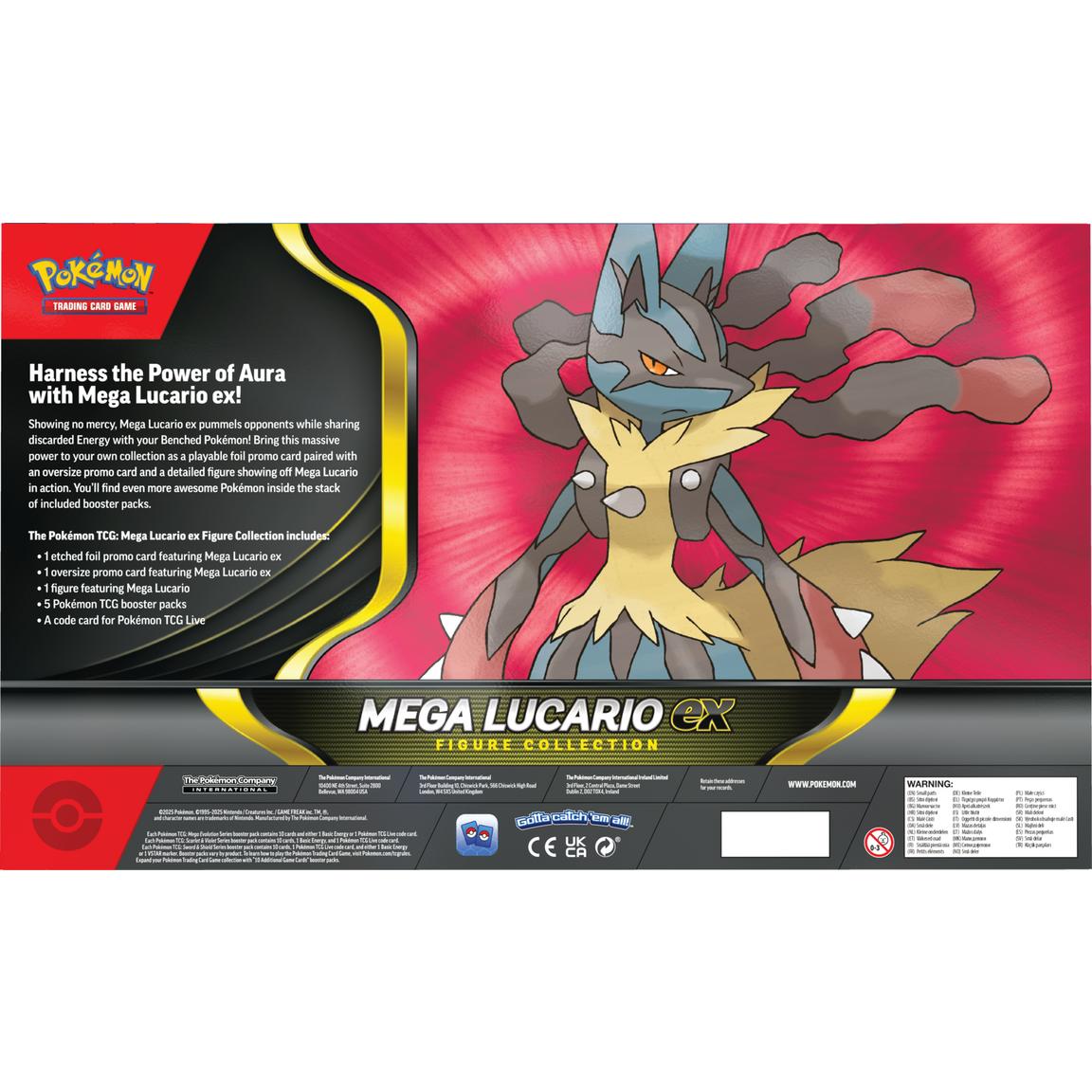 Pokemon Trading Card Game: Mega Lucario ex Figure Collection