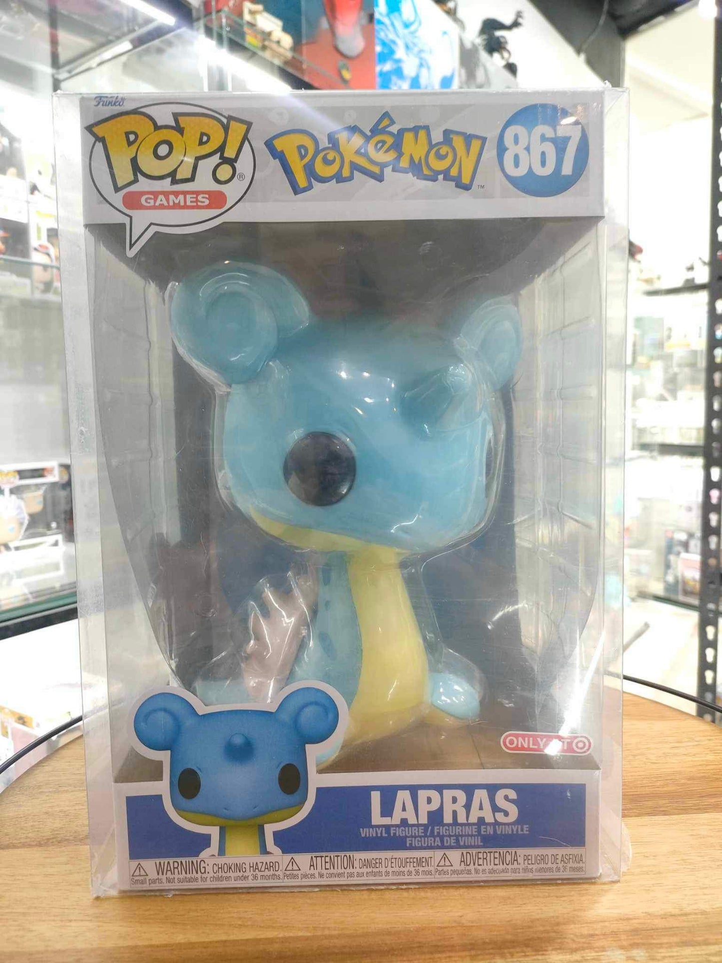 Pokemon Lapras 10inches #867 Only At Target