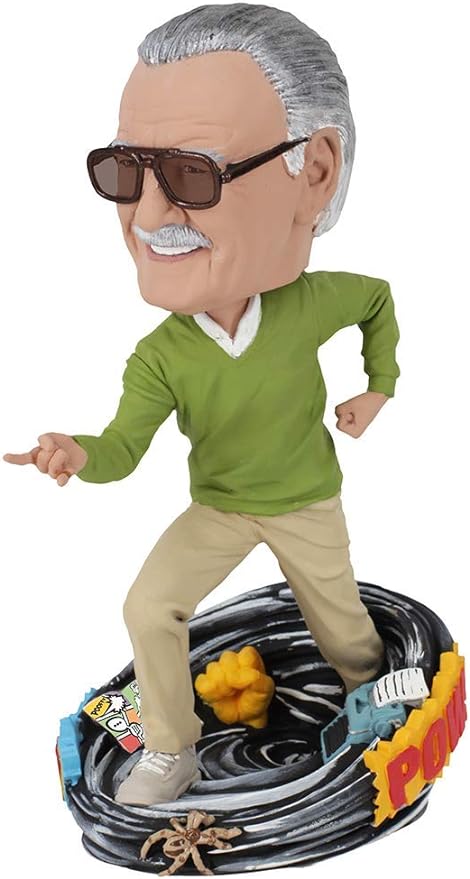 Royal Bobbles Stan Lee Bobblehead, Premium Polyresin Lifelike Figure, Unique Serial Number, Exquisite Detail