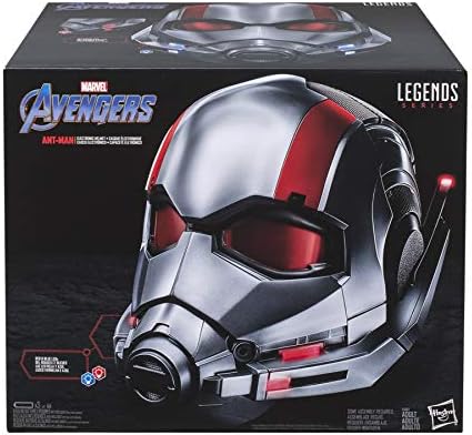 Hasbro Marvel Legends Series Ant-Man Roleplay Premium Collector Movie Electronic Helmet with Led Light FX (Adult Fan Costume/Collectibles)