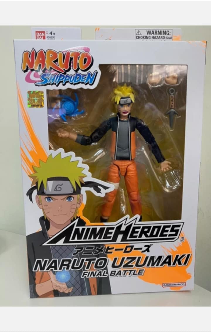 ANIME HEROES NARUTO SHIPPUDEN FINAL BATTLE NARUTO UZUMAKI ACTION FIGURE