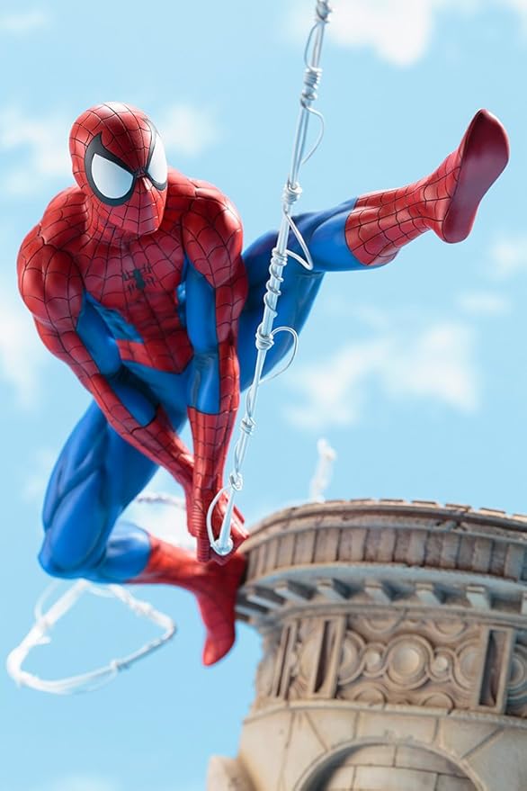 Kotobukiya Marvel Universe Spider-Man Webslinger Artfx Statue Collectible Figure