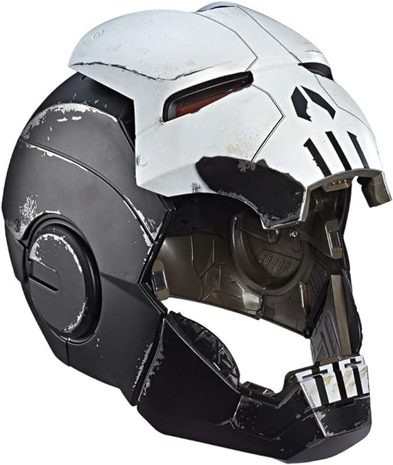 Hasbro Pulse Marvel Legends Gamerverse Series Standard Size LED Light Up Iron Man War Machine Inspired Electronic Helmet, The Punisher