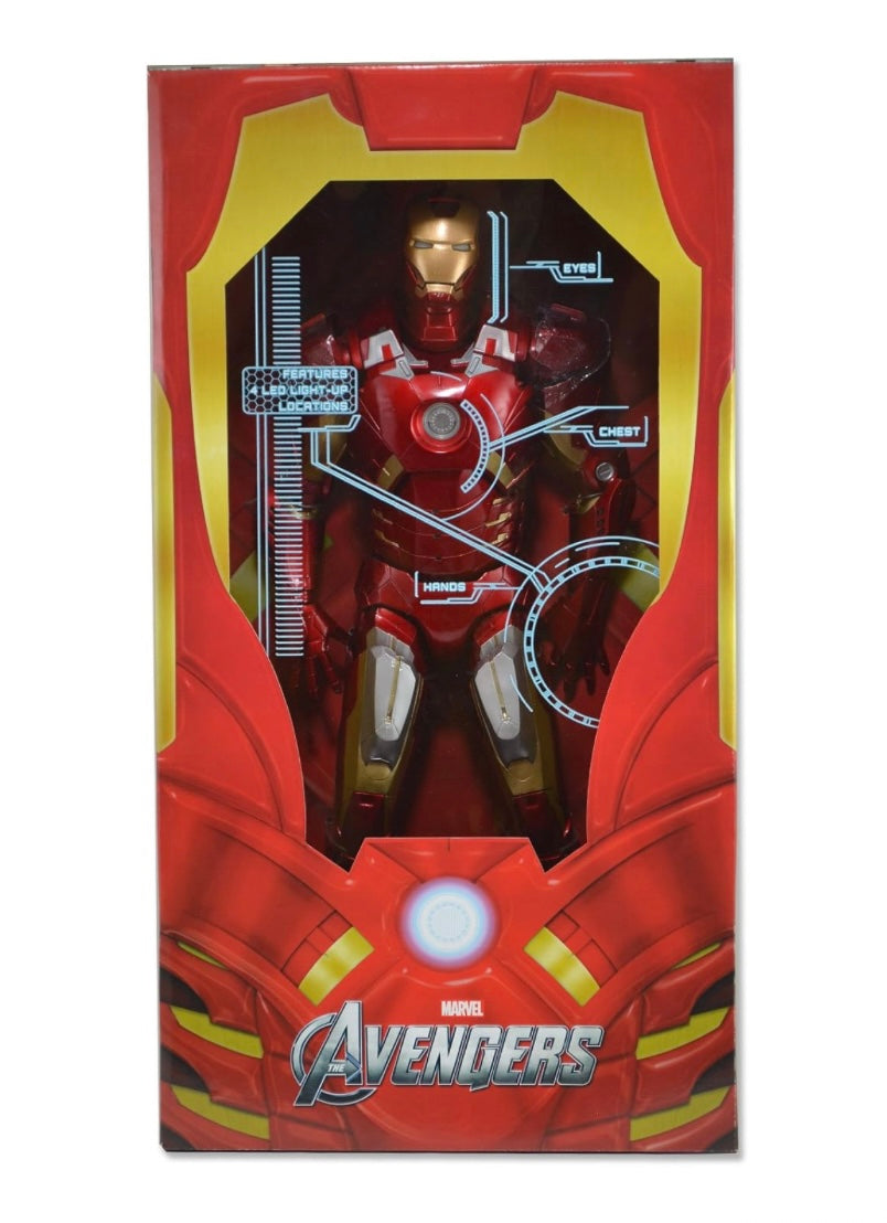 NECA Avengers Iron Man 18 Action Figure, Scale 1:4