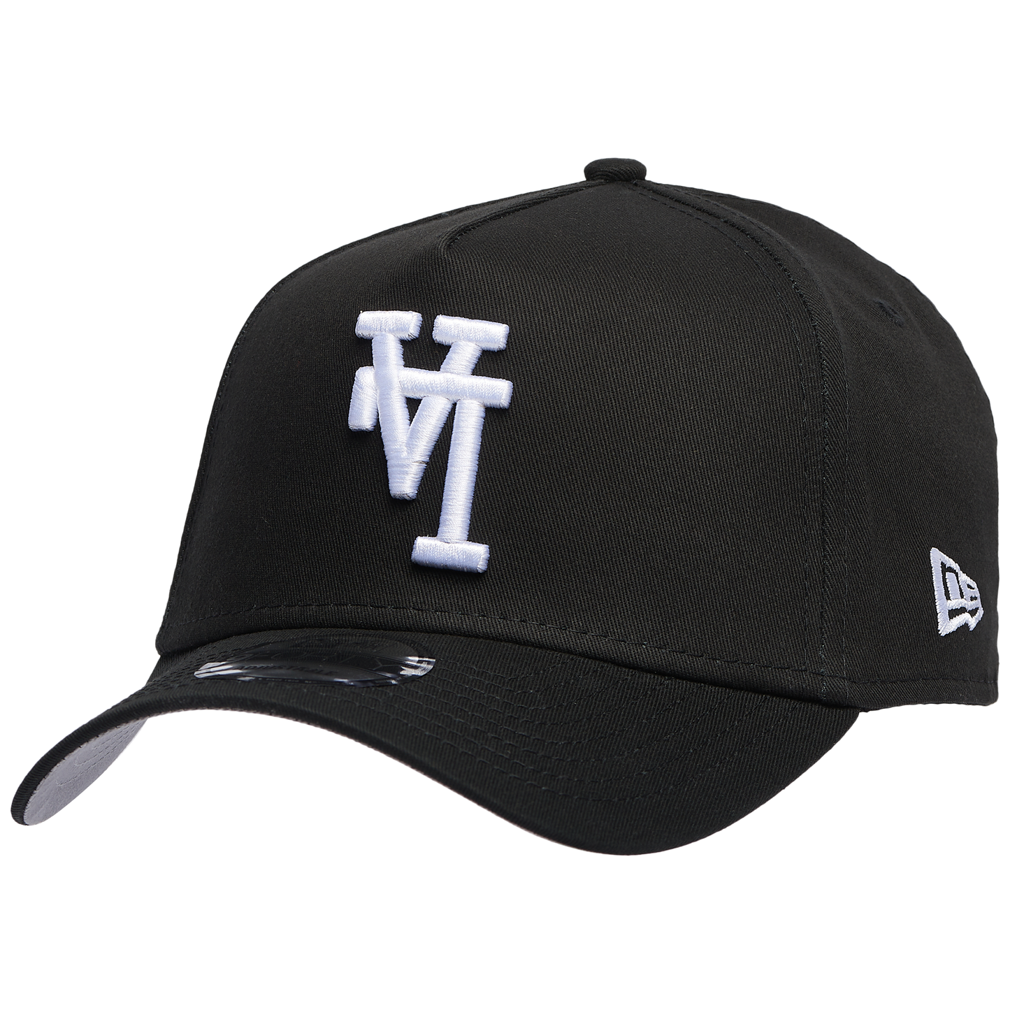 New Era Dodgers A Frame Upside LA Adjustable Cap Black/White