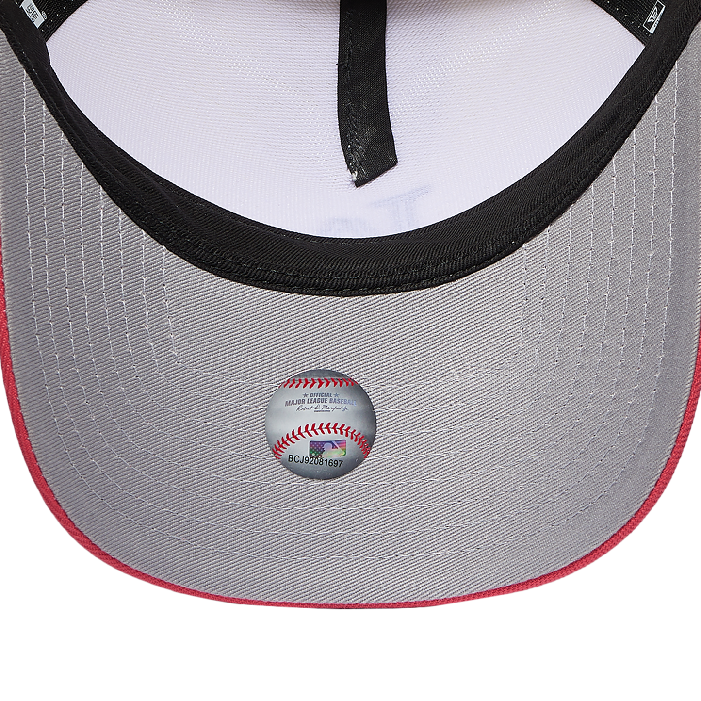 New Era Dodgers 9FORTY AF Chrome & Coral Cap Pink/White