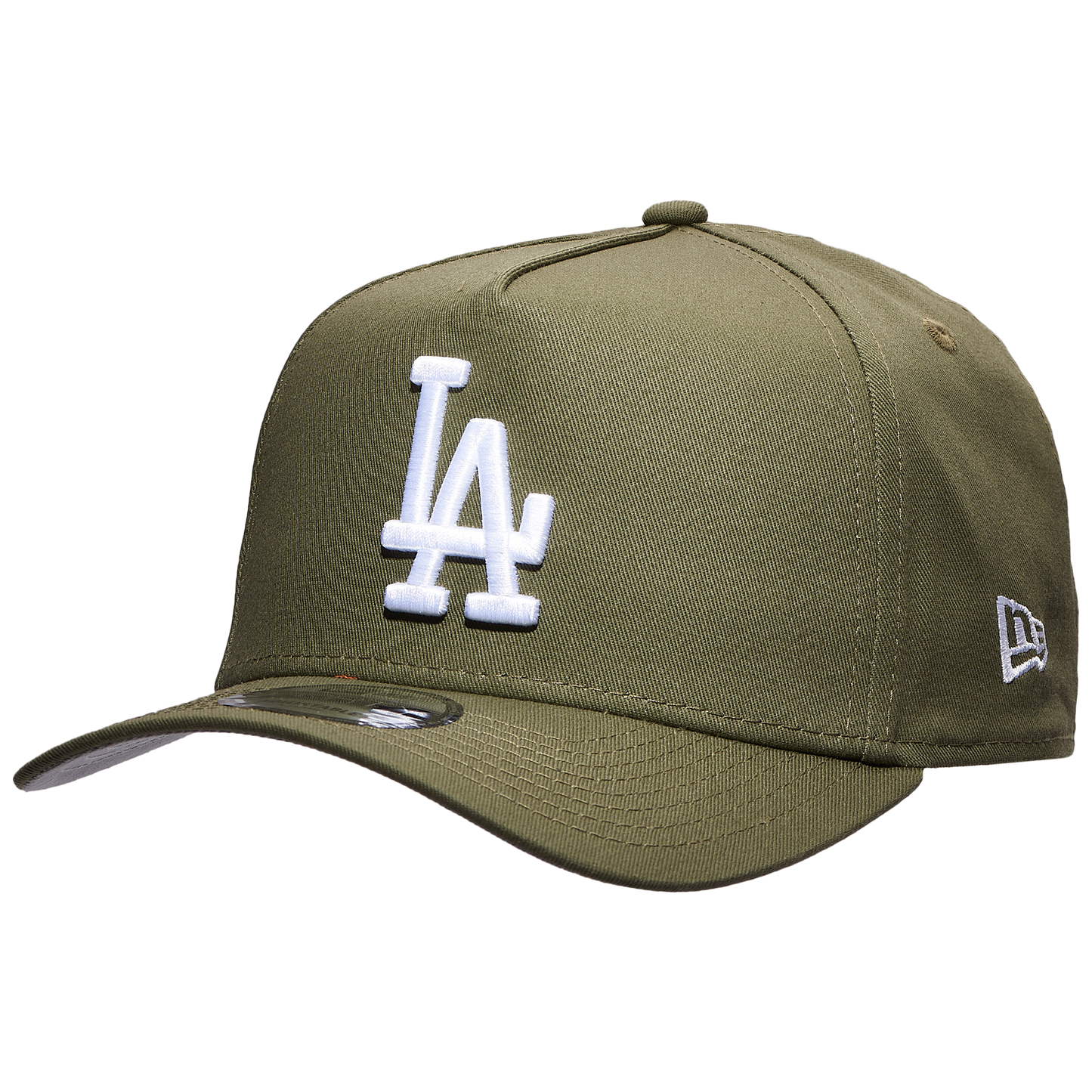 New Era Los Angeles Dodgers 9FORTY A-Frame Cap New Olive/White