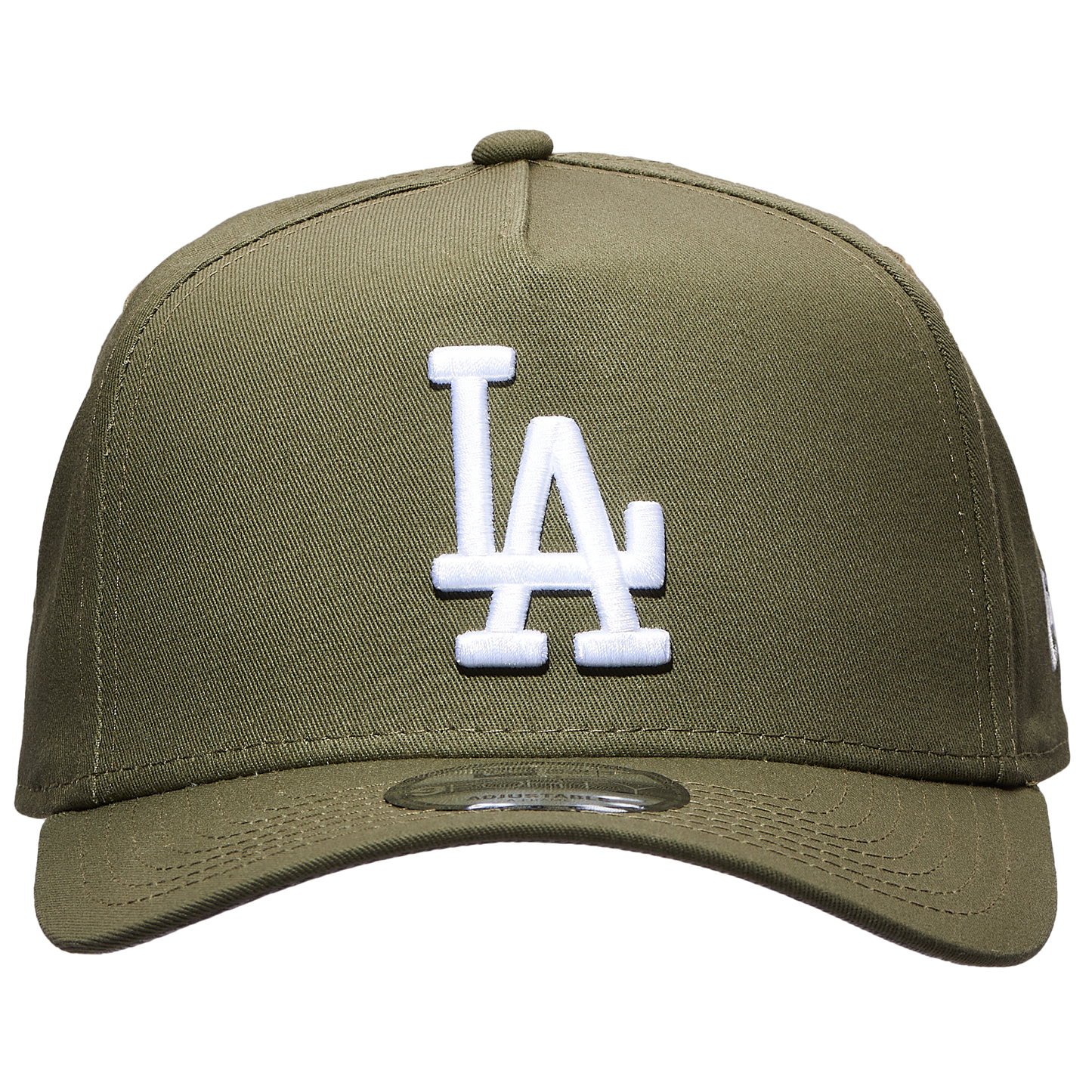 New Era Los Angeles Dodgers 9FORTY A-Frame Cap New Olive/White