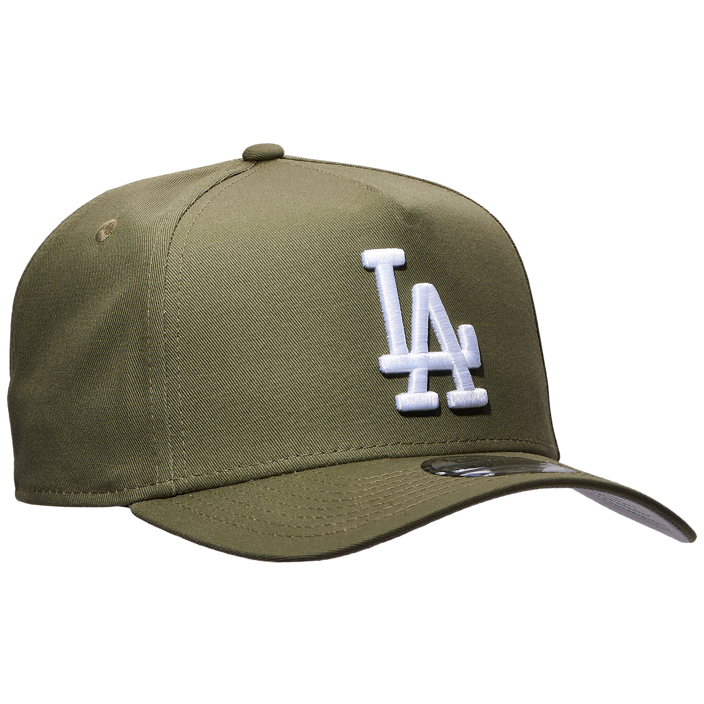 New Era Los Angeles Dodgers 9FORTY A-Frame Cap New Olive/White